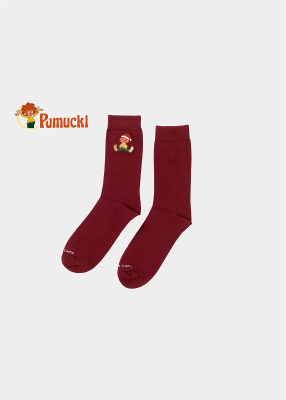 Socken  "Pumuck l- Weihnachtsedition"